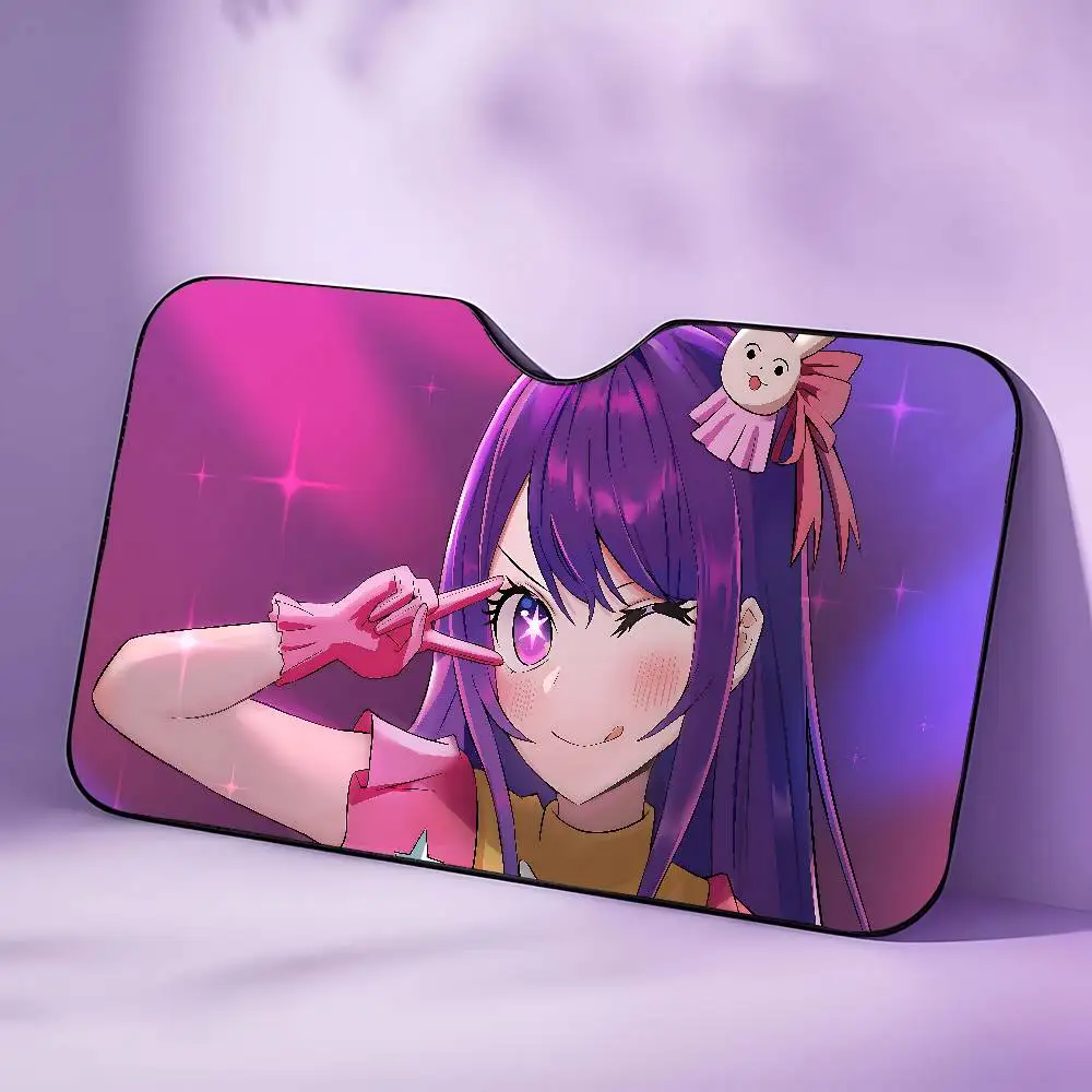 Japão pop anime o-osh n-no k-ko lona pára-sol do carro pára-brisa universal protetor solar dobrável viseira cobre