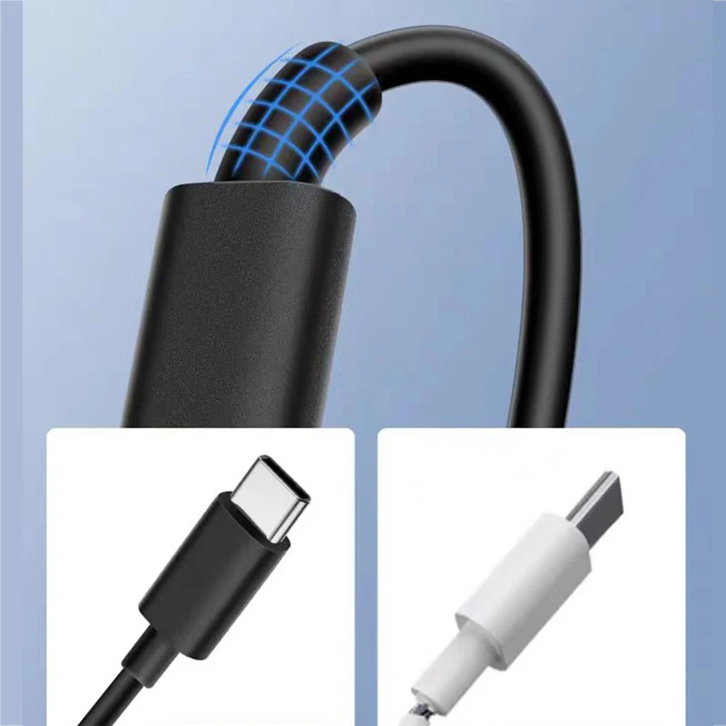 Black 4-2PCS Cable Data Cord USB A To Type C Super Fast Charging For Samsung Huawei Xiaomi Redmi Poco Quick Charing USB C Cables