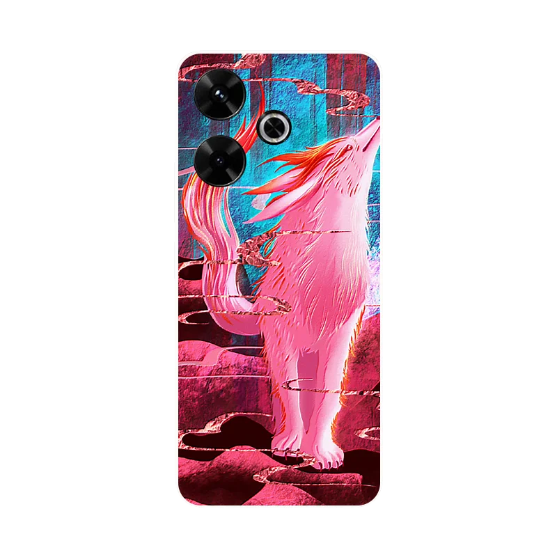 For Redmi 13 Case Flower Butterfly Silicone Soft Back Cover Protective Shell For Xiaomi Redmi 13 4G Redmi13 5G Phone Case image 4