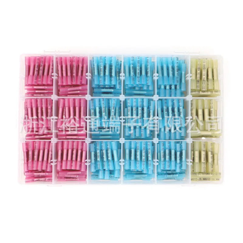 

600 - Piece Boxed Waterproof Heat - Shrink Intermediate Terminal Set, A - Grade