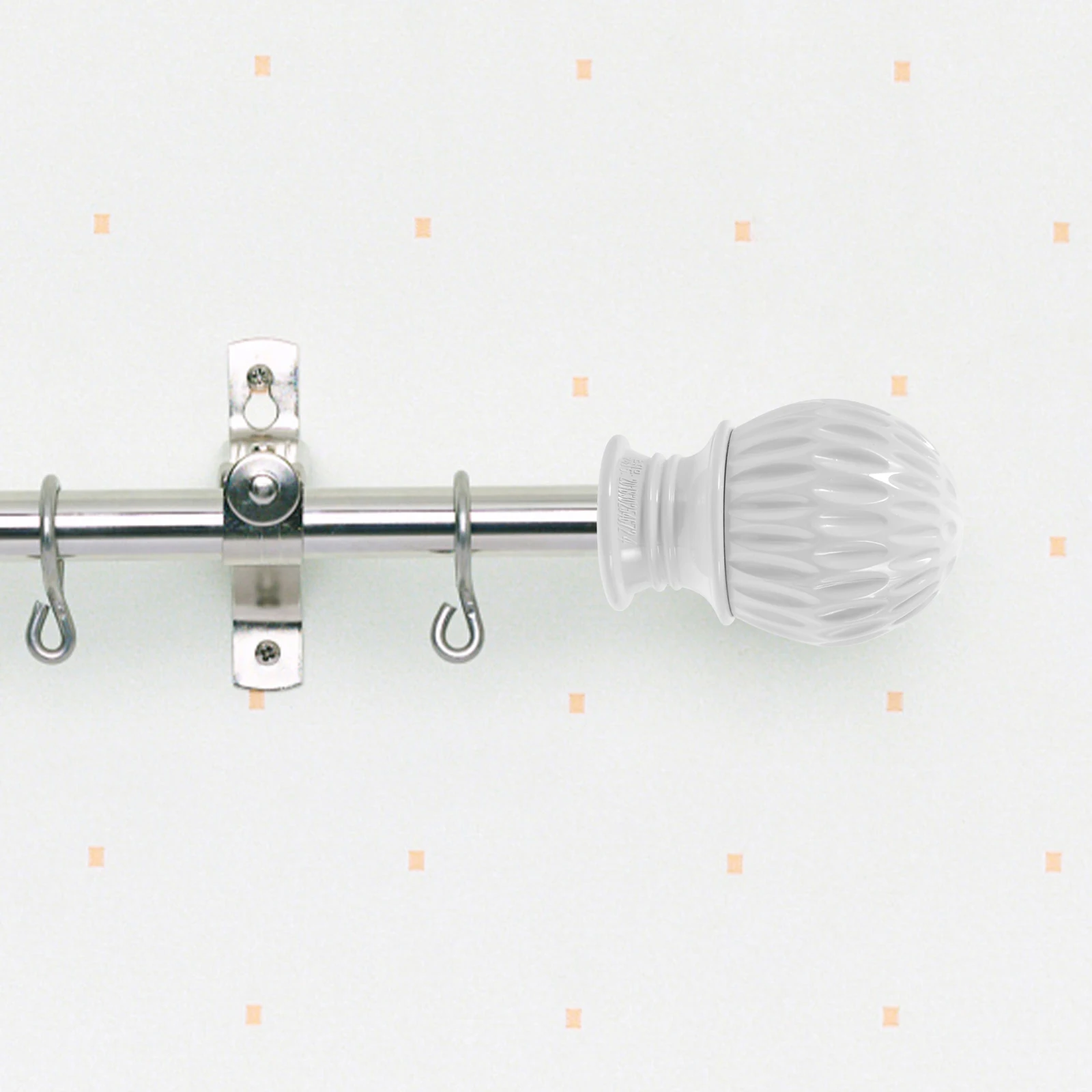 

2pcs Curtain Rod End Decor Honeycomb Heads Curtain Pole Tip Decorative Accessories For Living Room Bedroom Window Hardware Home