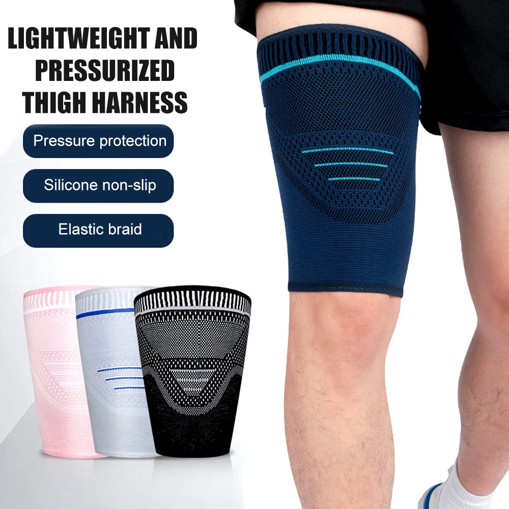 1PCS Sports Thigh Compression Sleeve - Upper Leg Support for Improved Blood Circulation,Hamstring Stabilizer for Running