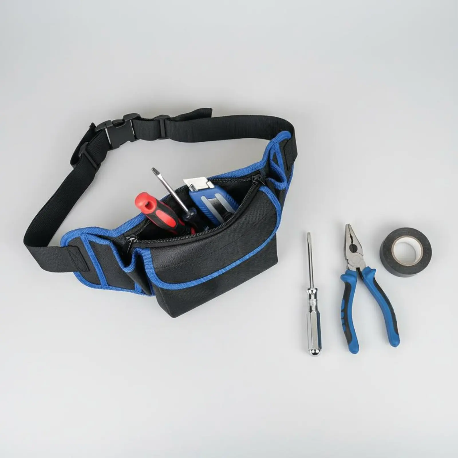 Bolsa de Cintura para Eletricista, Resistente ao Desgaste, Bolsa de Ferramentas para Eletricista, Impermeável para Técnicos e Construção