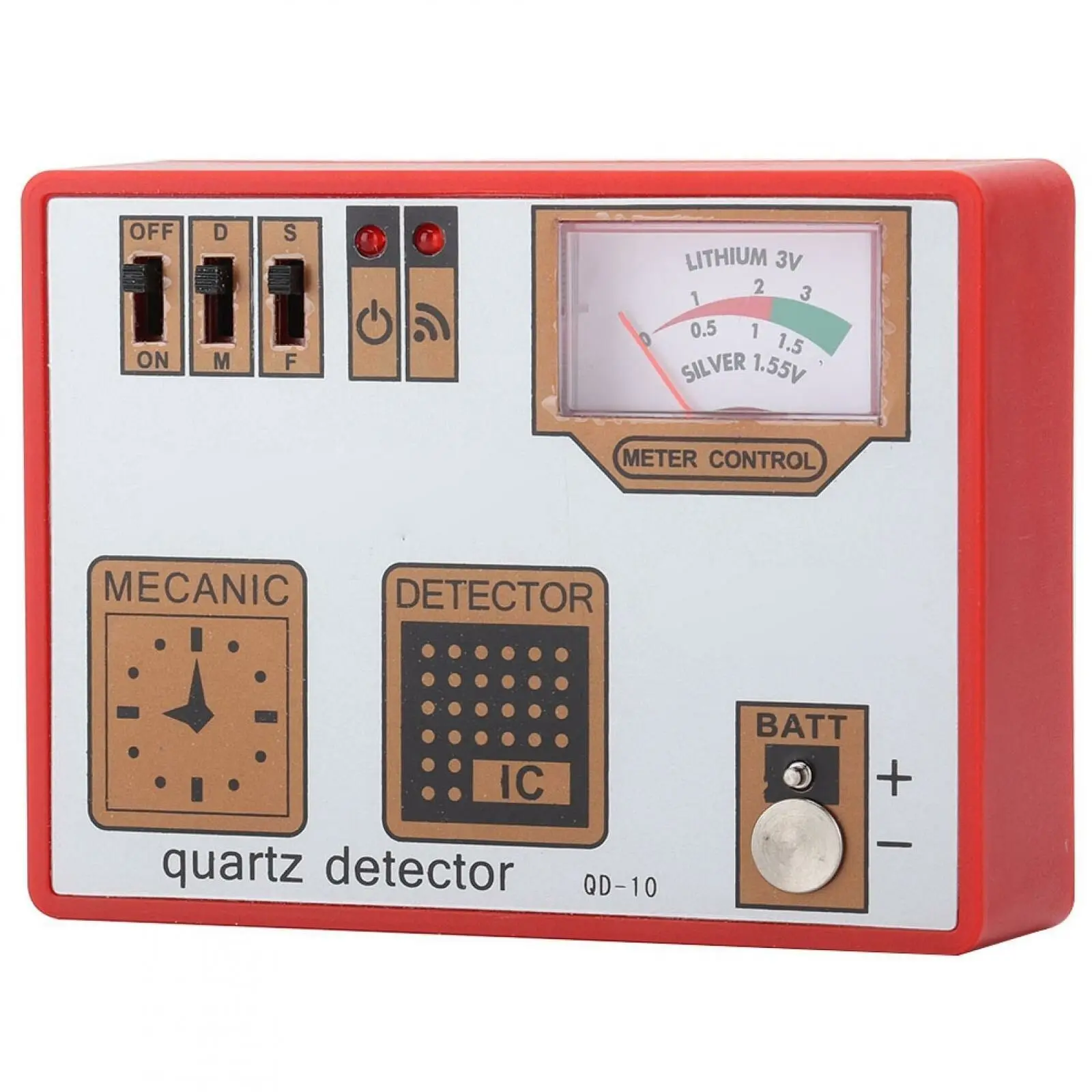 Watch Quartz Movement Battery Tester & Pulse Tester Demagnetizor Timegrapher Watch Battery Measure/Pulse/Quartz Tester