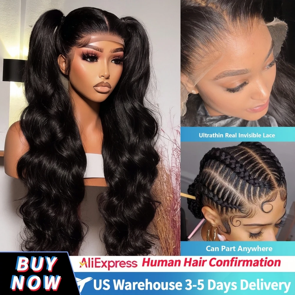 

Прилегающий парик из натуральных вьетнамских волос с полной кружевной основой 360, плотность 200%, 13x4, предварительно выщипанный и отбеленный, парик с кружевом 5x5