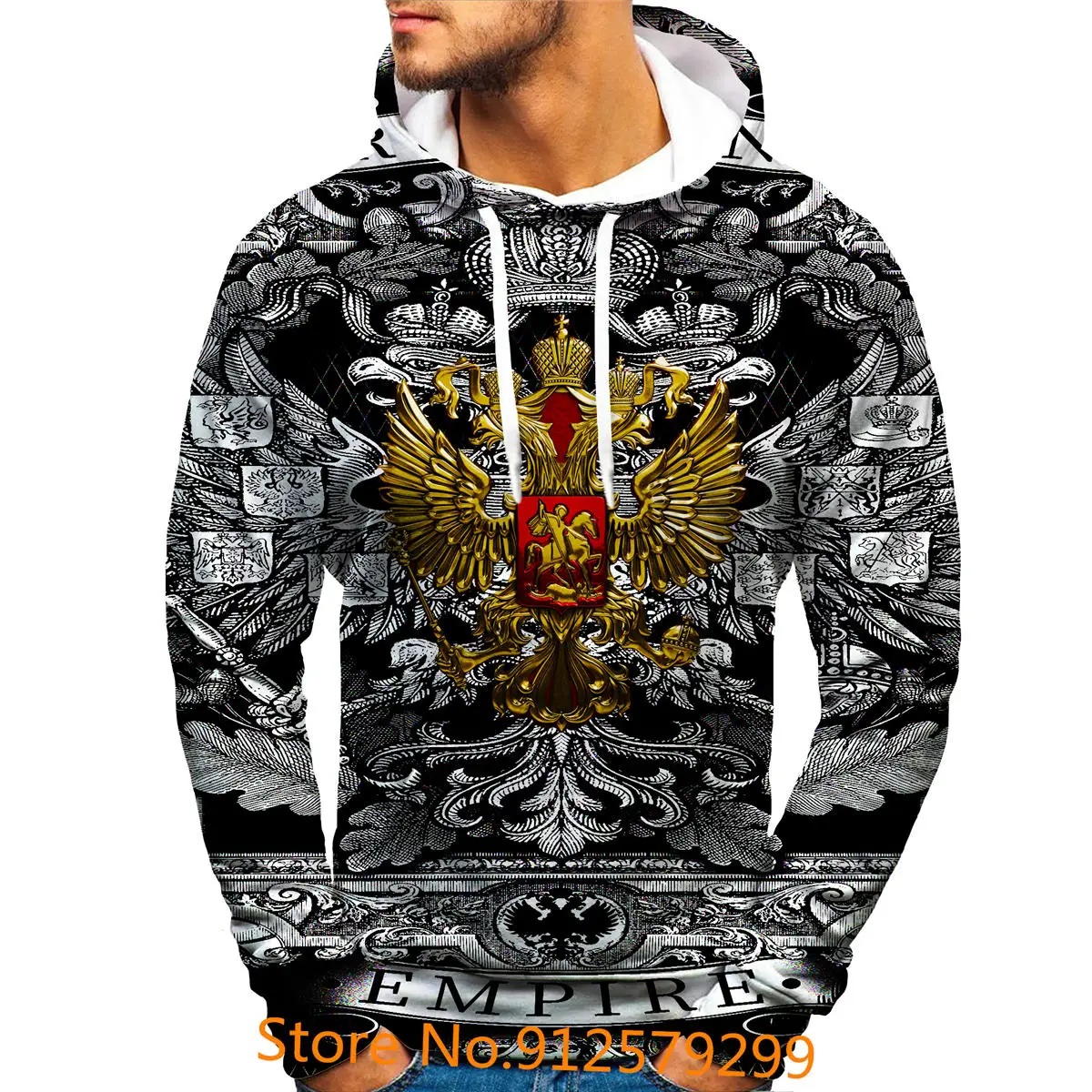 Beautiful Russia Style 3D Printed Hoodie New Fashion Russia Flag Sweatshirt Pullover Casual Long Sleeve Tops