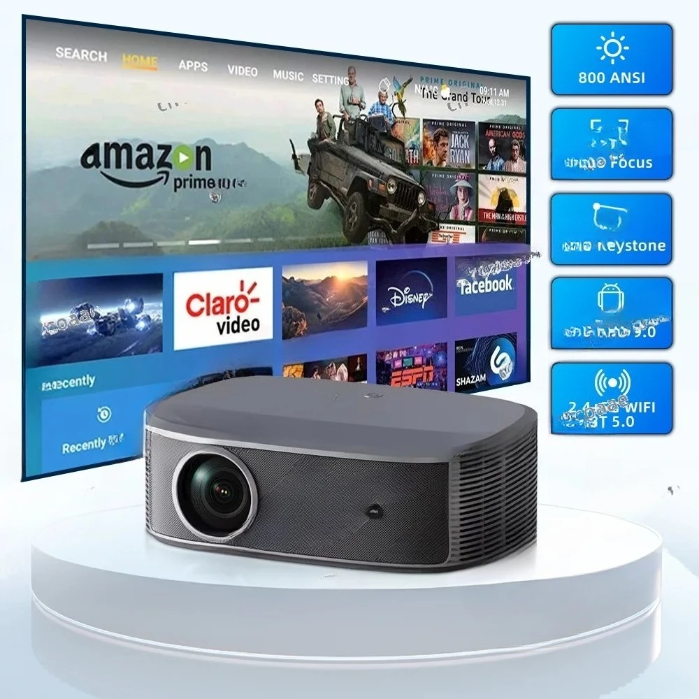 4K проектор Android Everycom HQ10W дропшиппинг проекторы Hd 4k 1080p домашний кинотеатр ЖК-видеопроектор 1080P 4K проектор