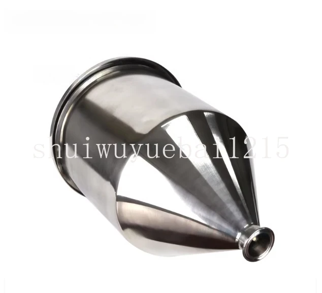 Sanitary Stainless Steel Funnel Non-Standard Paste Liquid Cylinder Filling Machine Food Machinery Hopper Feeding Blanking