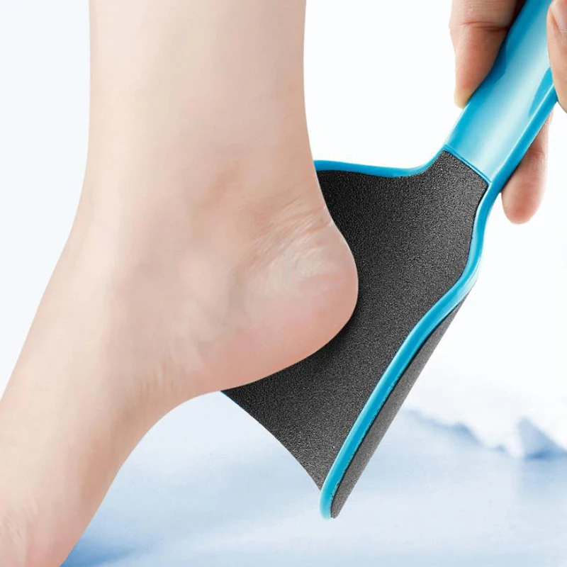 منحني ملف القدم الجلد الميت الكالس مزيل للأقدام على الوجهين المهنية باديكير ملف القدم U على شكل القدم ساندر الغسيل