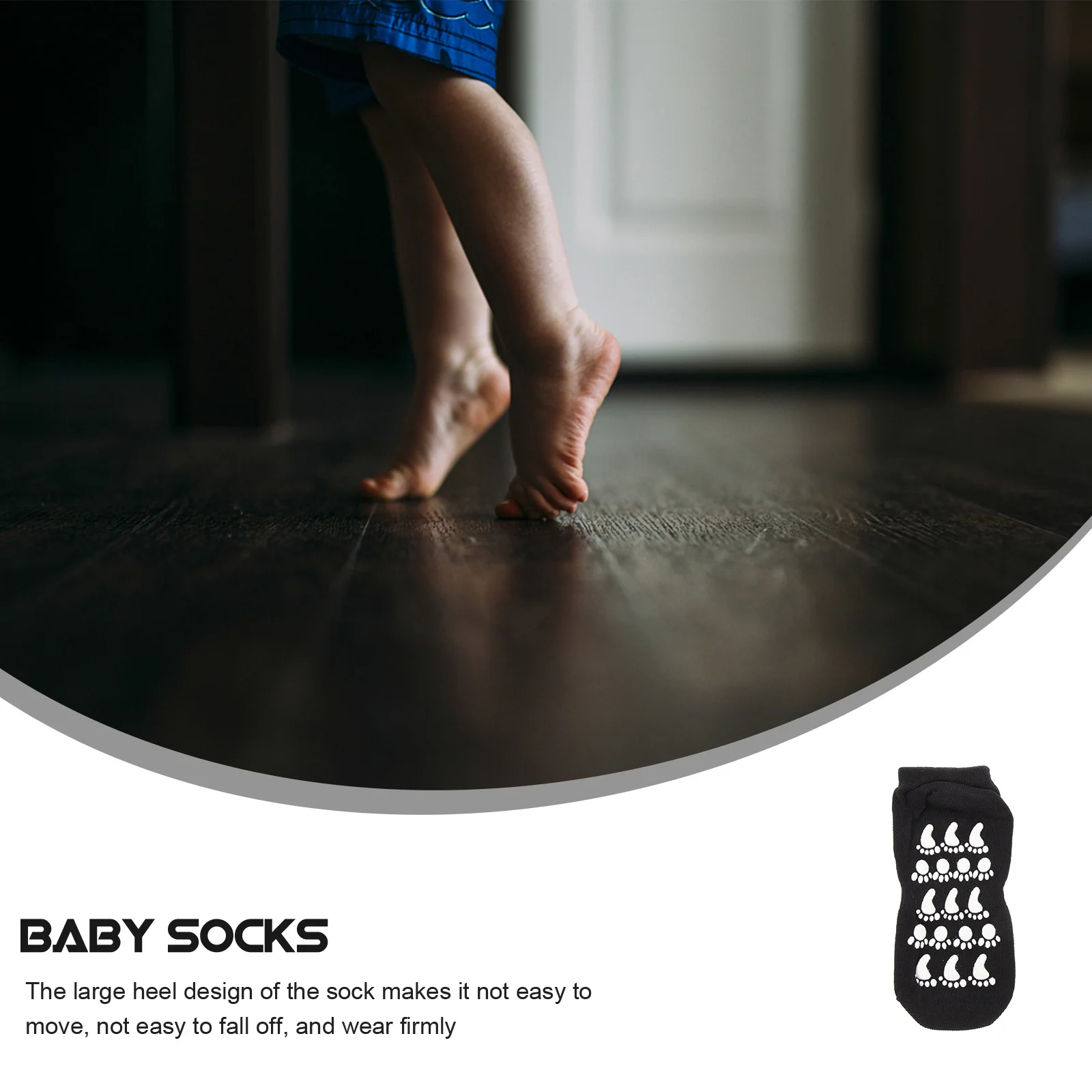 

5pcs Non-Slip Baby Socks Cotton Kids Floor Boat Grip Socks For Children Ankle Wear All Year Round Unisex Newborn Gift