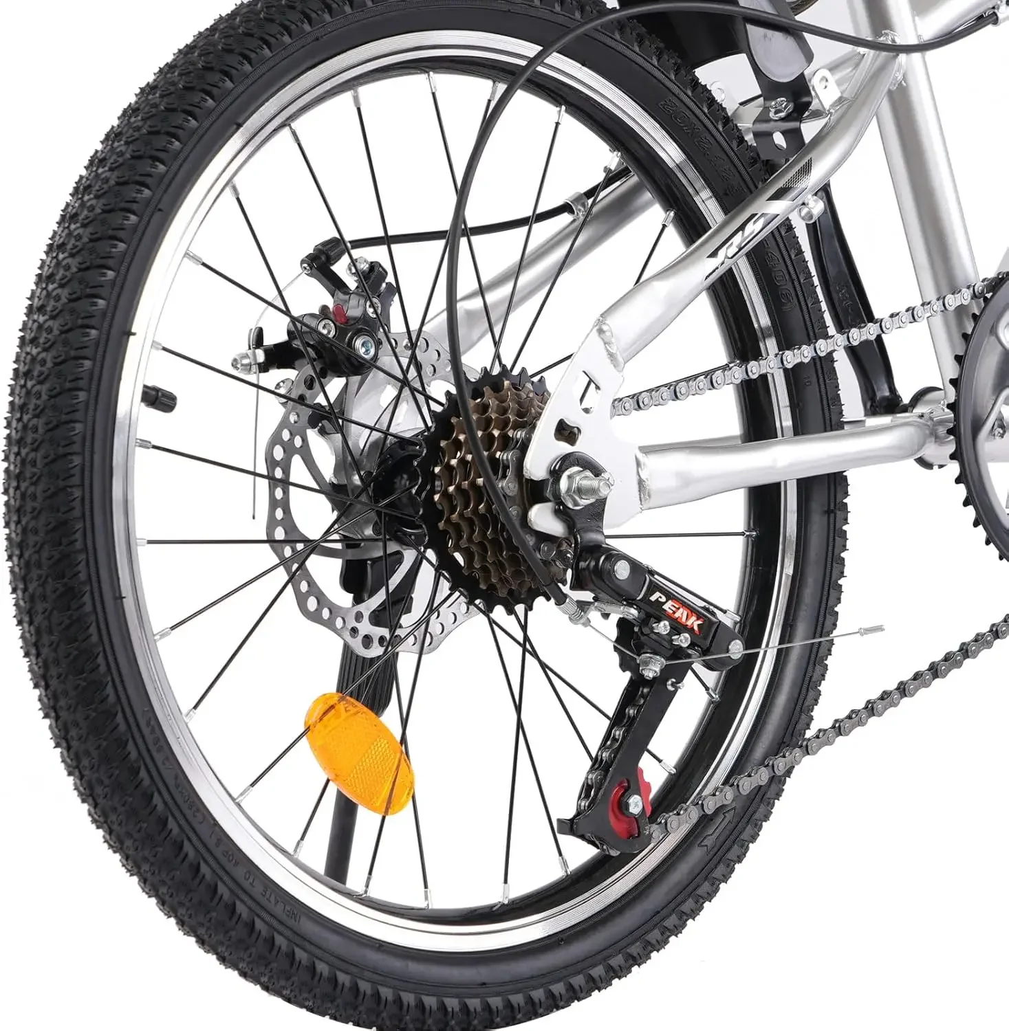 Bicicleta infantil para meninos e meninas de 7 a 12 anos, bicicleta de montanha de 20/24 polegadas com engrenagem de 7 velocidades, freios a disco duplos, garfo de suspensão, cabeça de LED