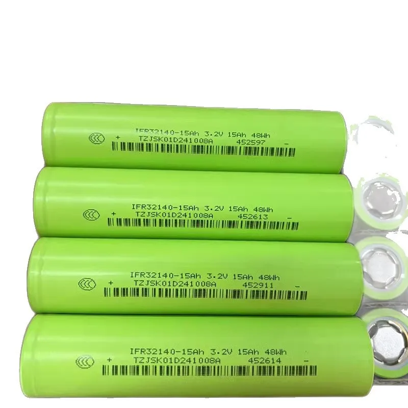 32140 LiFePO4 Battery 3.2V 15000mAh High Capacity Long Life Lithium Iron Phosphate Power Battery for Electronics