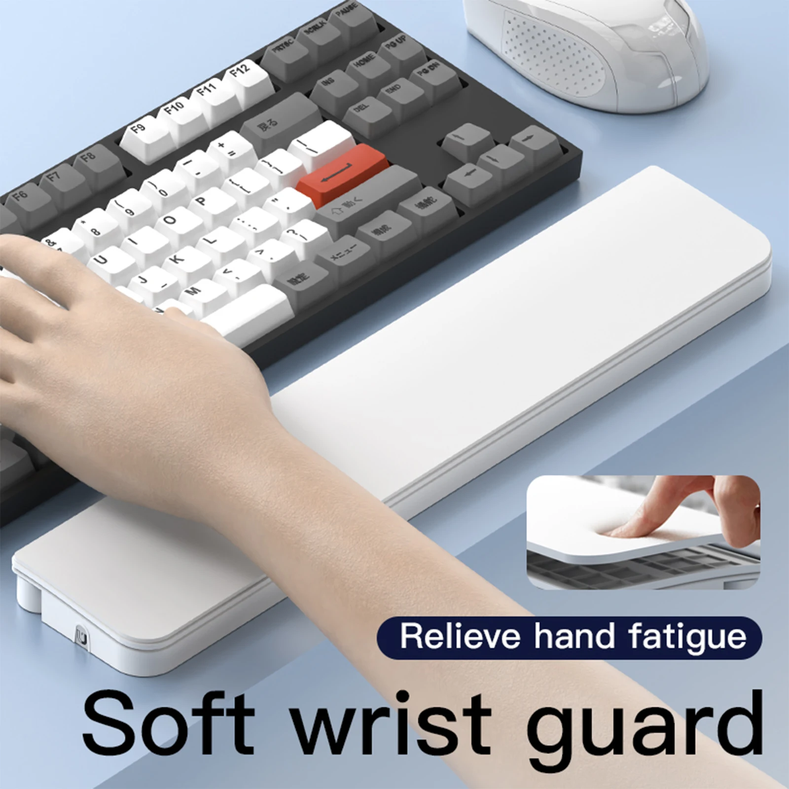 Podkładka pod nadgarstki z ABS – Keyboard Wrist Pad Leather recenzja i cena