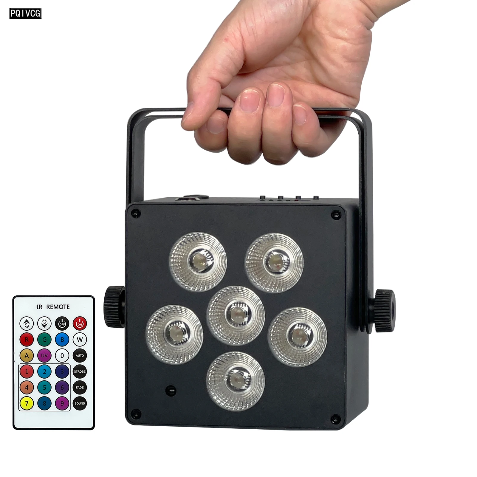 

Сценические фонари с батарейным питанием, светодиодные фонари Par RGBWA + UV 60 Вт, перезаряжаемые Par Lights DMX с дистанционной звуковой активацией, вечеринка, свадьба