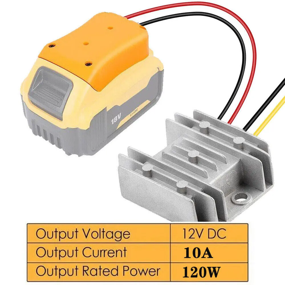 Step Down Conversor Regulador de Tensão Faça Você Mesmo Power Wheel Inverter Buck para Dewalt 20v Li-ion Bateria 120w dc 20v a 12v