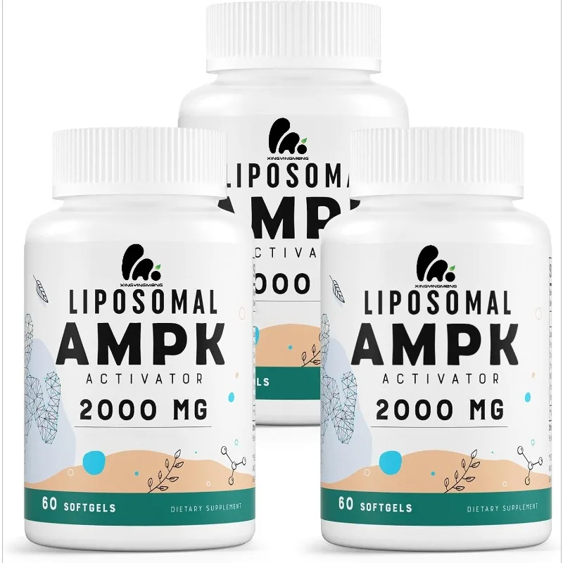 Las cápsulas blandas Liposomal AMPK contan antioxidantes y apoyan la salud celular como bereberina, cardo mariano y corteza de canela.