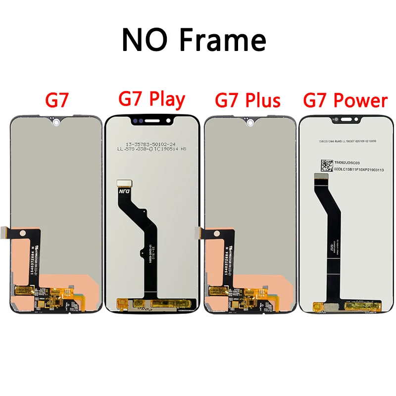 Tested For Motorola Moto G7 G7 Plus G7 Power G7 Play XT1962 XT1965 XT1955 XT1952-4 LCD Display Touch Screen Digitizer Assembly