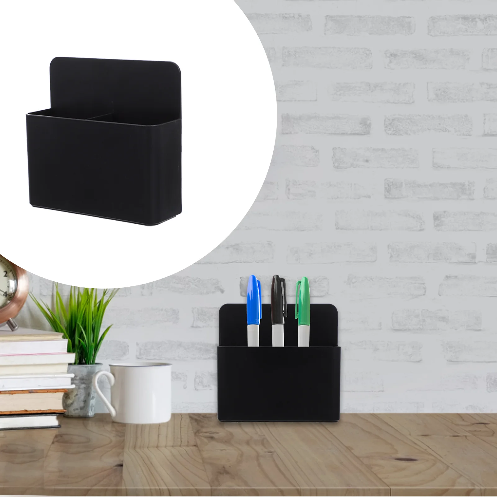 

Magnetic Whiteboard for Fridge Storage Box Pen Holder Marker Organizer Case Chalk