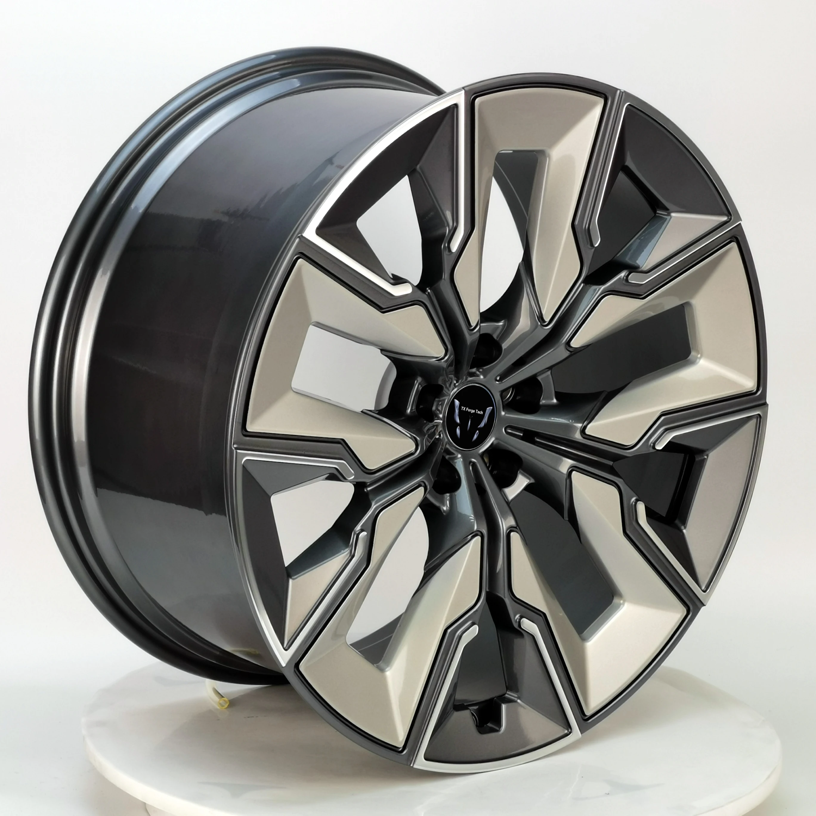 TyreFactory Wholesale New Bronze Finish Customized Size Forged Aluminium Alloy Car Rims Passenger Car WheelsForged Wheels Perfor