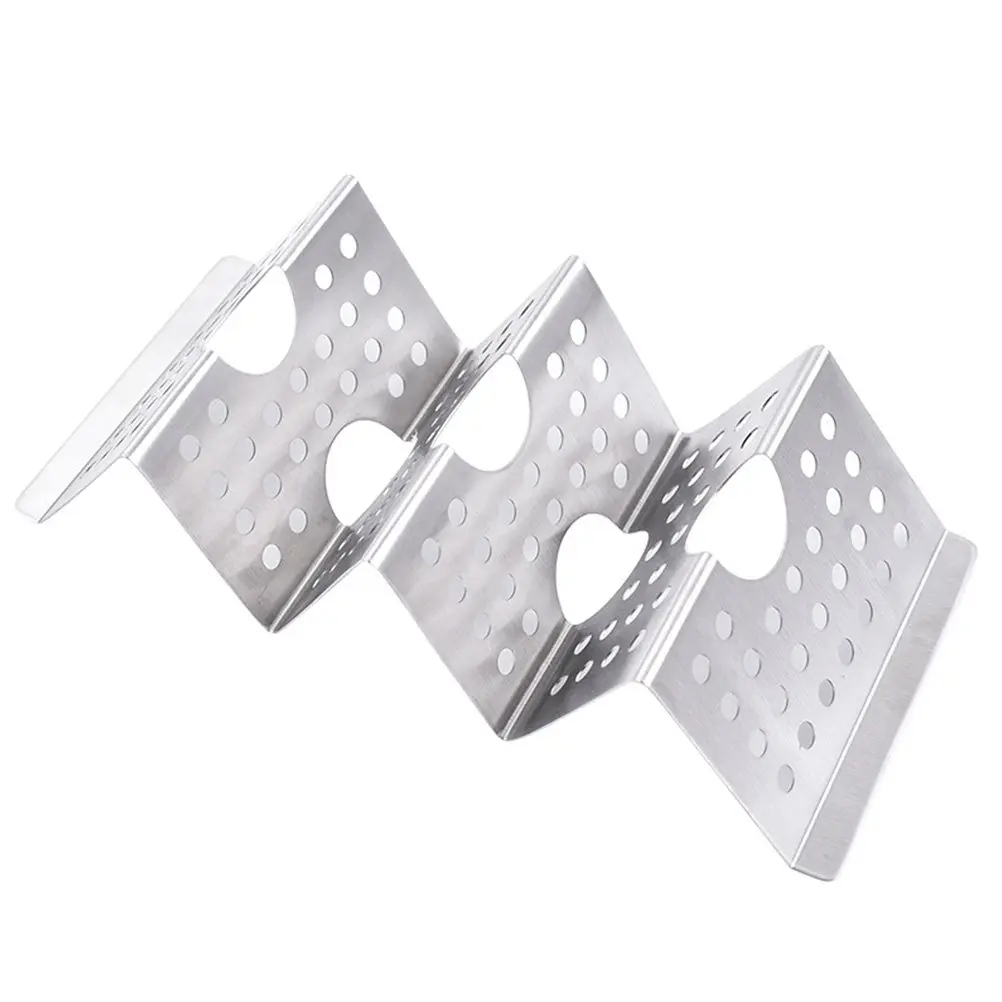 

Pancake Rack Stainless Steel Taco Holder Stackable Burrito Stand Kitchen Storage Baking Supplies Taco Rack