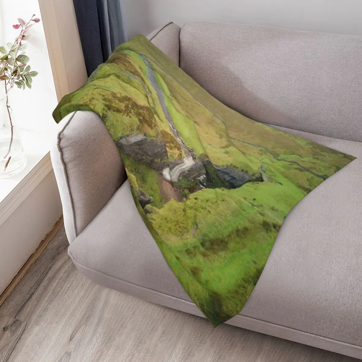 هول وعاء الشتاء الجوي رمي بطانية كيس النوم أريكة لطيف بطانيات واحدة #3