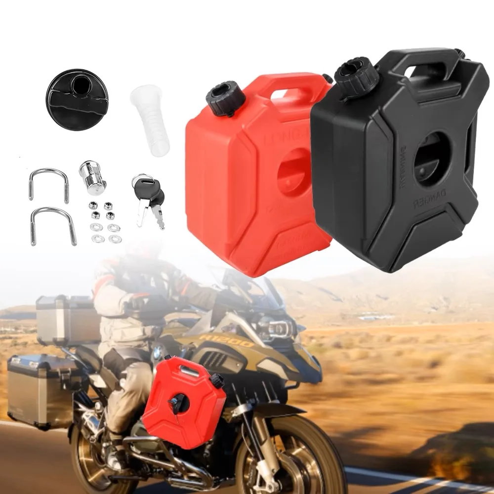 J171 Off-road Vehicle Oil tank with Lock Motorcycle Portable Fuel Cans Water Container 3L 5L Fuel Tanks