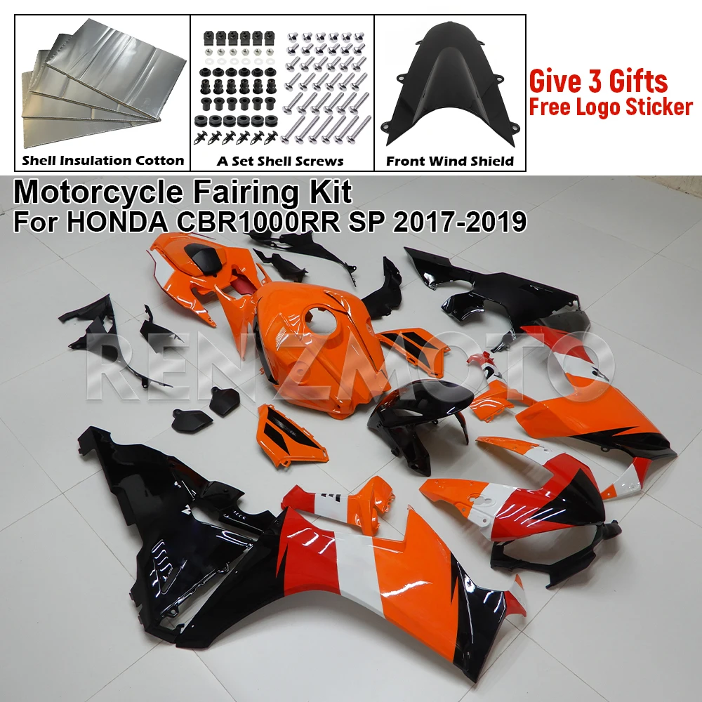 

Motorcycle Fairings Kit for HONDA CBR1000RR 2017 2018 2019 CBR1000 CBR 1000RR 17 18 19 Injection Matte Black Bodywork Set