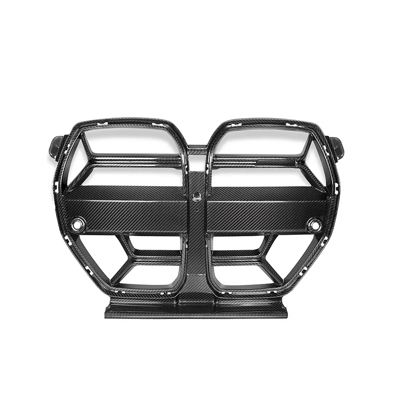 

For BMW G80/G82 M3/M4 CSL Style Dry Carbon Fiber Grille (Non-Destructive Replacement, Ghost Face Mask, Modified Part)