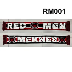 145*20 cm Size Ultras Red Men Meknes Scarf for Fans Double-faced Knitted RM001