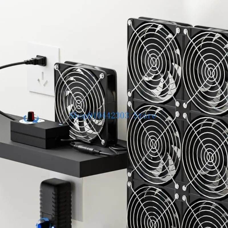 L4MD MultiPurposesturse Router Router Film Apresenta velocidade ajustável para o servidor laptop Film ventilação