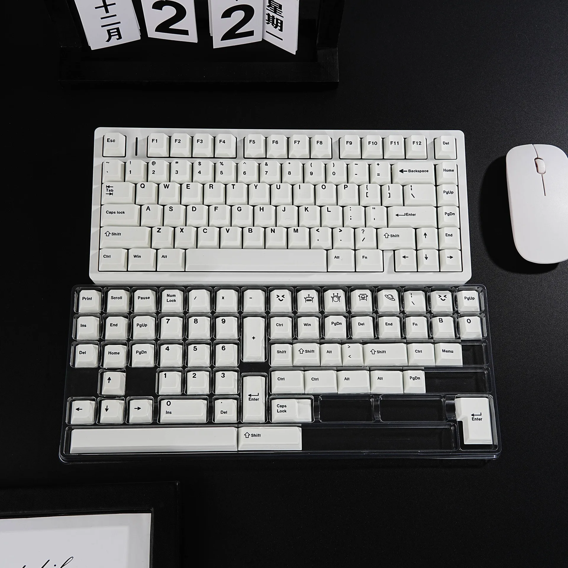 Mechanical Keyboard GMK BOW keycaps Russian Spanish French Abnt2 Japanese UK Korean German Arabic Cherry Profile PBT Keycap ISO - view 4