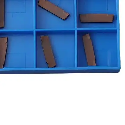 /10Pcs /MGMN200-G /2mm Width Gold Carbide Inserts Set For MGEHR MGIVR Grooving Tool Lathe Turning Cutting For Blades