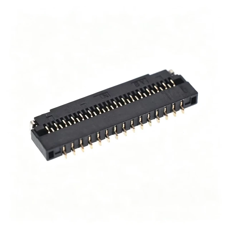 FPC 0.3mm Flexible Cable Connector Socket Clamshell Bottom Contact Type 13P/15/17/23/25/27/29/31/33/35/39/41/45/49/51/57/61 Pin