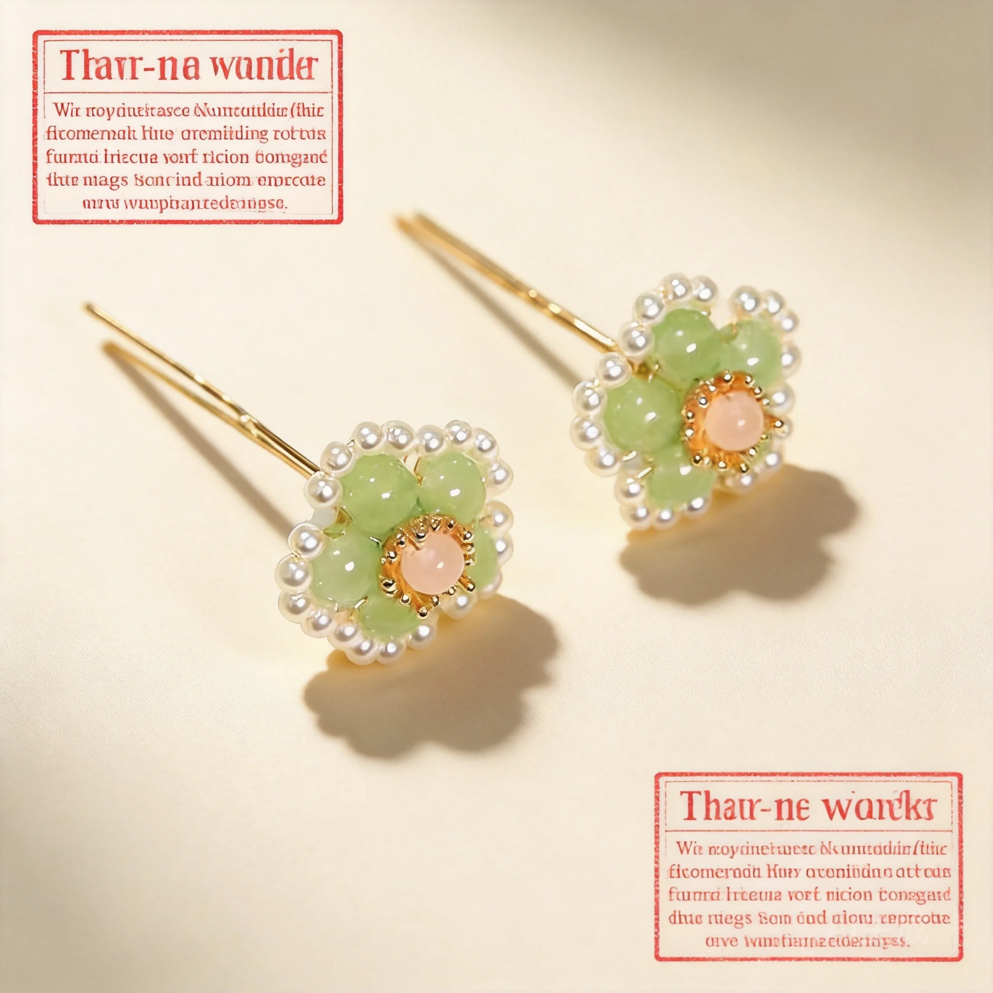 Chinese Style Faux Pearl Flower U Shaped Hair Pins Vintage Hanfu Hairpins Traditional Palace Hair Accessories For Women Bridal