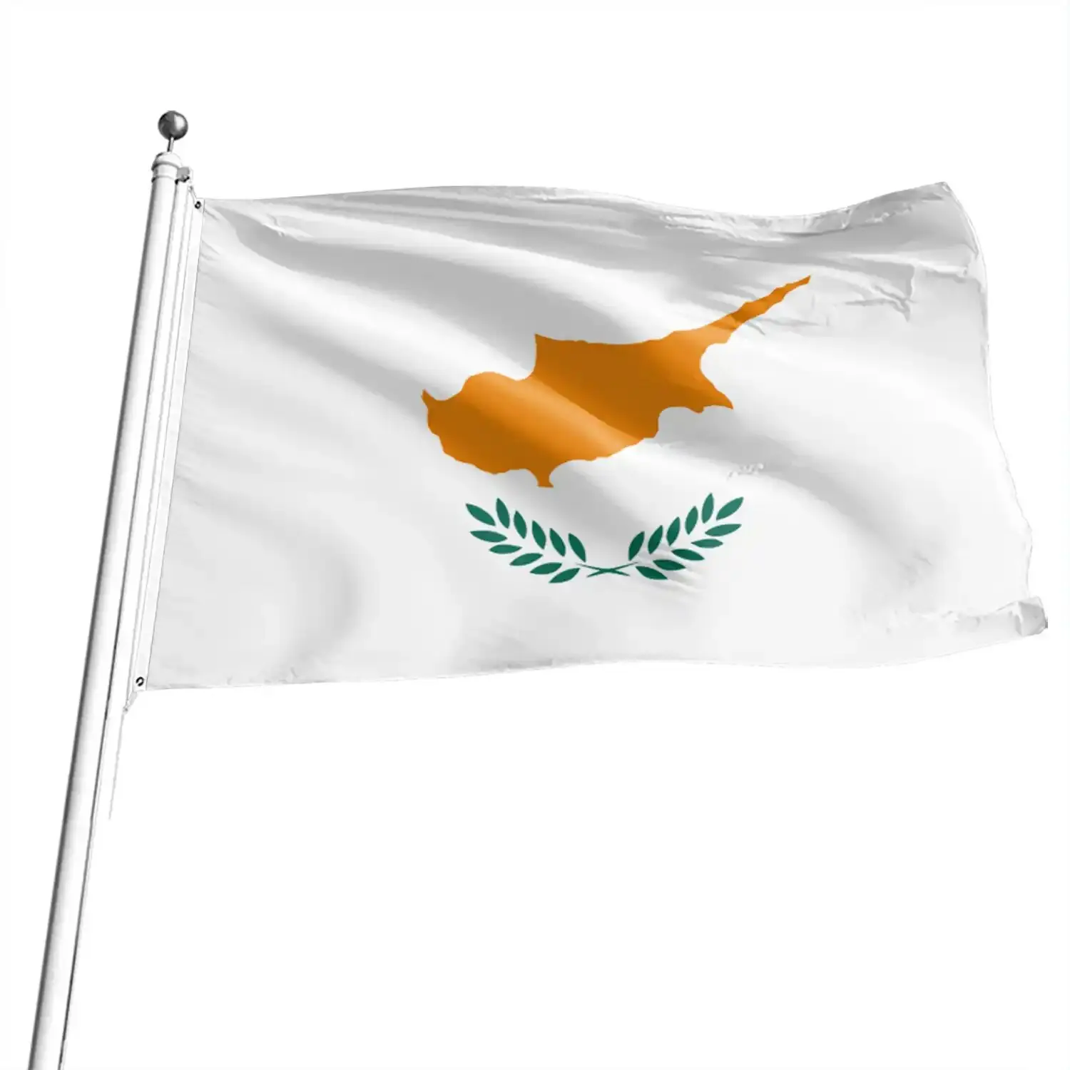 5 Pcs/lot The Republic of Cyprus National Flag 90x150cm Cyprus National Flag wholesale