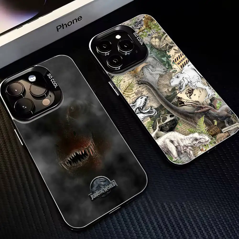 

Dinosaur fashion cool pattern design Phone Case For iPhone17,16,15,14,13,12,11 Plus,Pro Max Black Matte Shockproof Cover