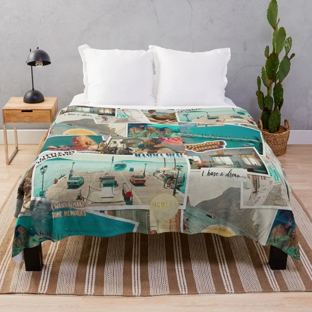 

MM ultimate collage Throw Blanket blankets and throws Summer Furry Thin Blankets