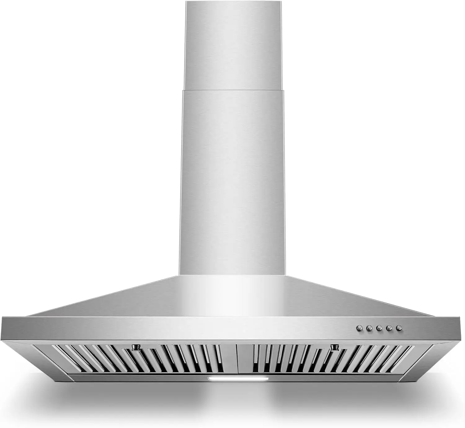 

30-дюймовое настенное крепление 450CFM — кухонная вытяжка из нержавеющей стали, сверхтихая, 55 дБ, канальная/безопасная трансформируемая вытяжка, 3-скоростная вытяжка