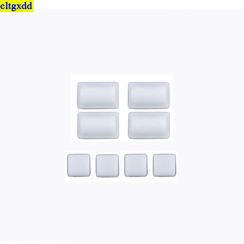 Cltgxdd-wiiコンソール用滑り止めラバーパッド、防塵フットパッド、スクエアソケット、1セット