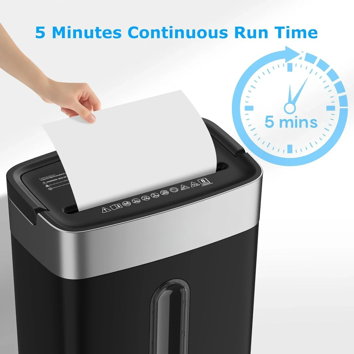 

Hot sale.Shredder for Home Office, 8-Sheet Crosscut Credit Card Shredder, Small Paper Shredder for Home Use with 4 Gallons Waste