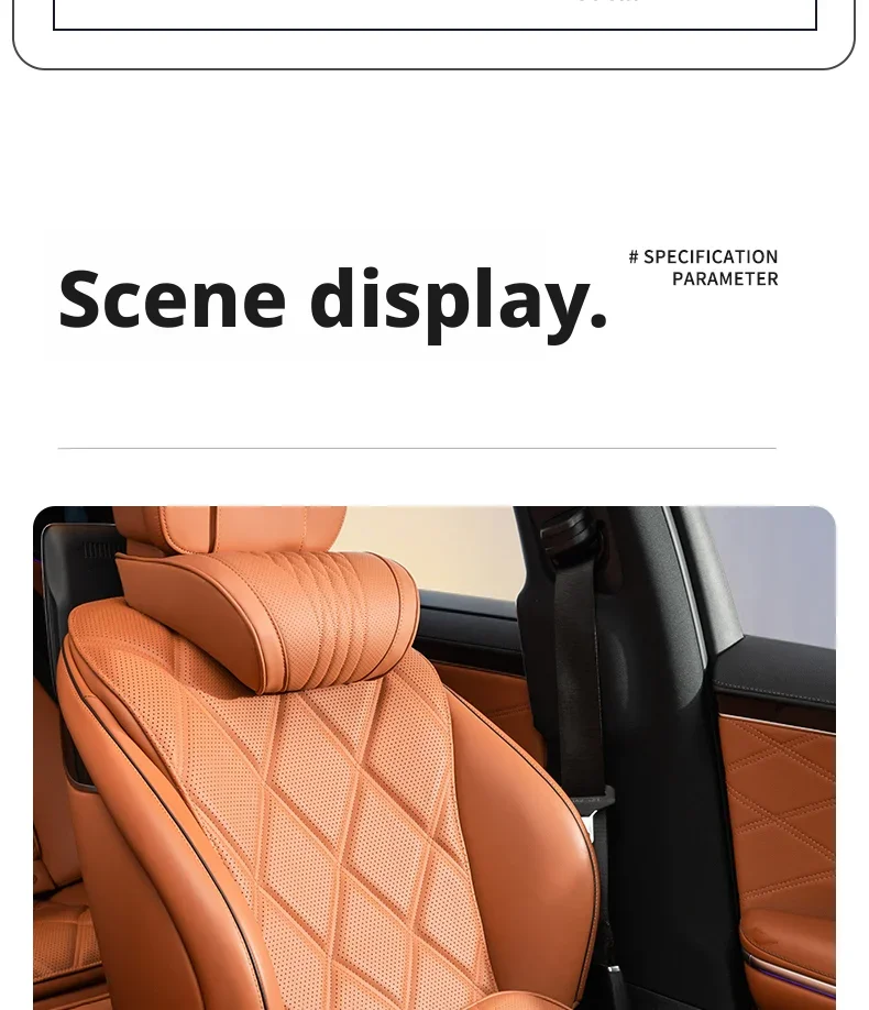 Luxuriöse Memory-Schaum-Lendenwirbelstütze aus Nappaleder, passend für BYD Shark 6, Seal U, Atto 2, 3, Sealion 5, 7, Dolphin, Seal 6, Seagull – Detail 18