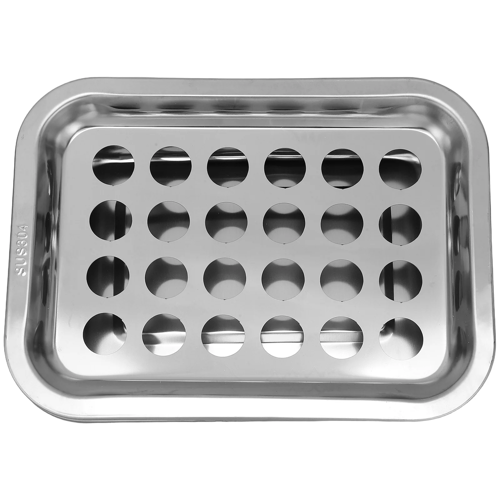 

Elegant Communion Cup Tray Stainless Steel Religious Service Accessory Church Ceremony Use High Quality Easy Clean