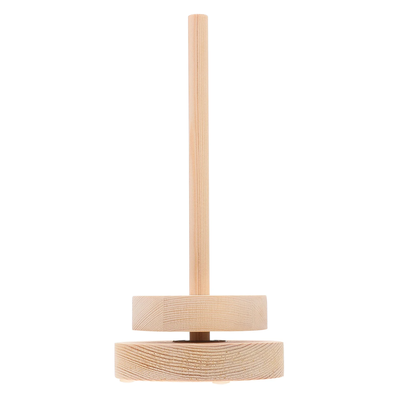 

1Pcs Sewing Thread Holder Rotatable Yarn Ball Rack Wooden Spool Stand for Knitting Supplies Yarn Craft Organization