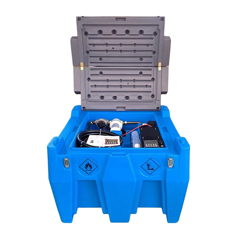12V 24V Electric 500L Mobile Portable Urea Water Transfer Tank for On-Site Refueling