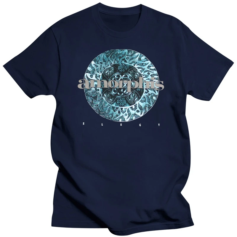 Amorphis Elegy 1996 Album Cover Tops Tee T Shirt Round Neck Tops T-Shirt