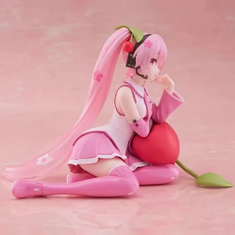 In Stock Original TAiTO Hatsune Miku ~Cherry Pillow Ver.~ PVC 13CM Anime Action Figures Model Collection Toys Gifts view 6