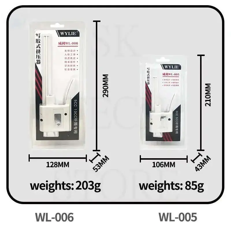 

Glue Gun For Wylie WL-675 10ml Screen bracket bonding black and white glue phone Curved Screen Repair