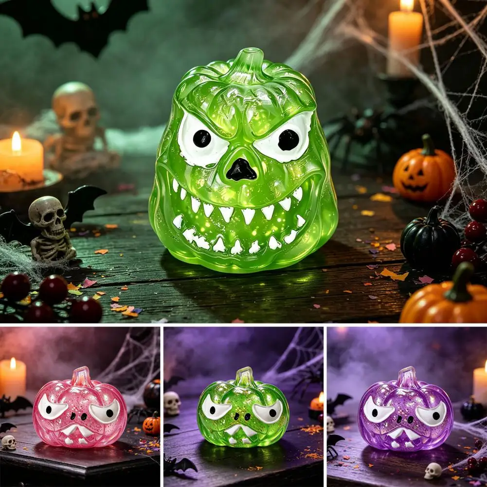 Halloween Pumpkin Squeeze Toy Pumpkin Grimace Stress Relief Toy Soft Tpr Fidget Portable Pinch Squeeze Toy for Emotional Venting