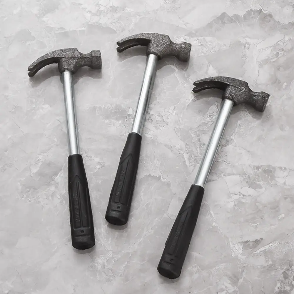 Durable Craft DIY Woodworking Mini Hammer Metal Iron Plastic Multitool Horn Hammer Repair Small Hand Tool Wall Nail
