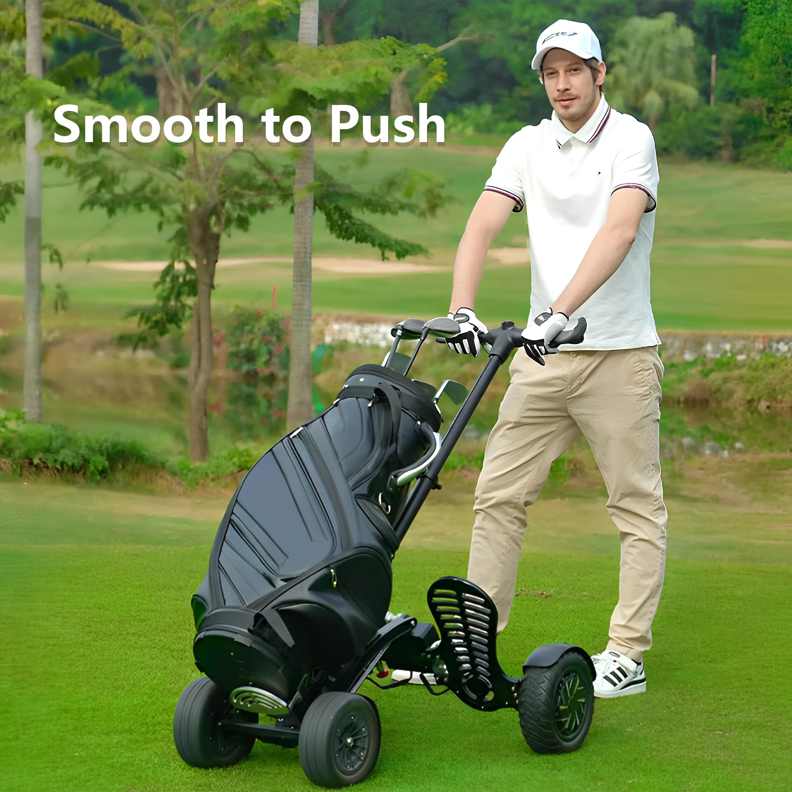ESWING 2025 New Cart Bag Cart 1600W High-Power Trolley Bag Scooter With Umbrella
